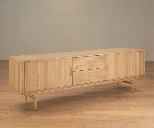 Meuble multimédia Hendrick 79 II - Chêne blanc