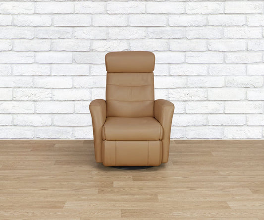Fauteuil inclinable électrique en cuir Norrell