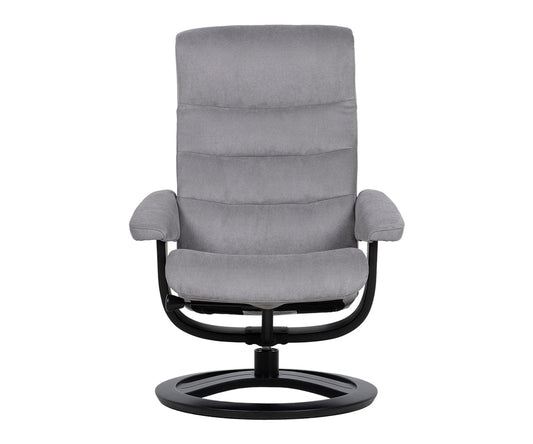 Fauteuil inclinable et ottoman Hans