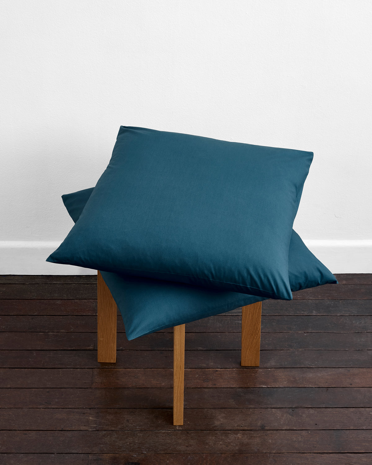 Taies d'oreiller européennes en coton biologique égéen (lot de deux)