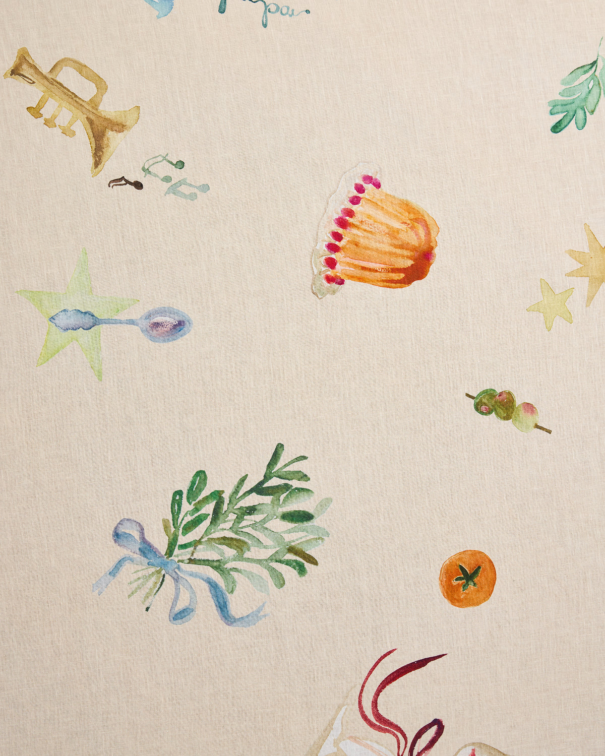 Nappe La Fête 100% Lin Français