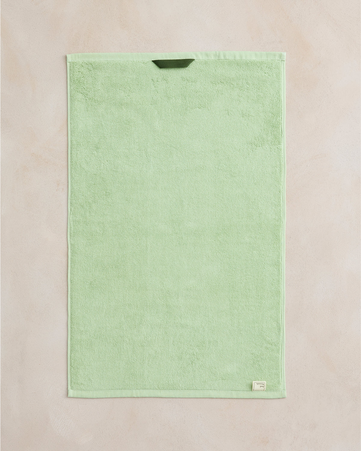 Serviettes de toilette en coton éponge à motif pomme (lot de deux)