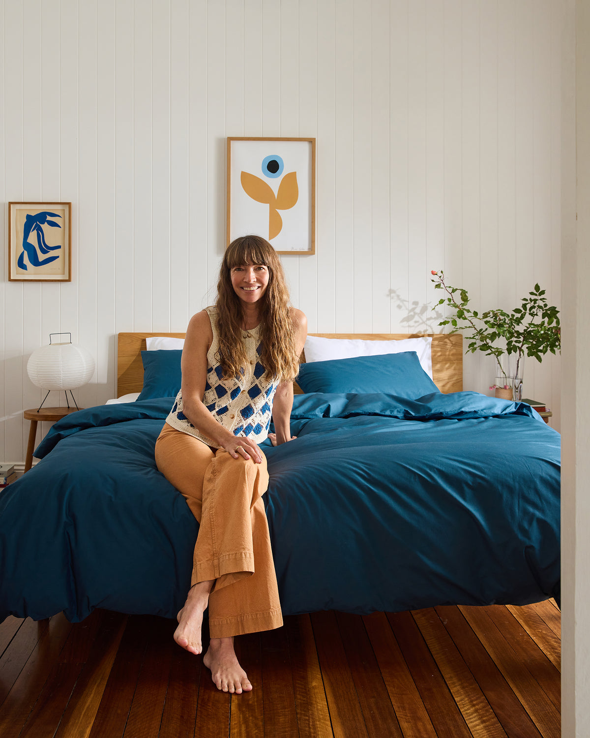 Housse de couette en coton biologique égéen