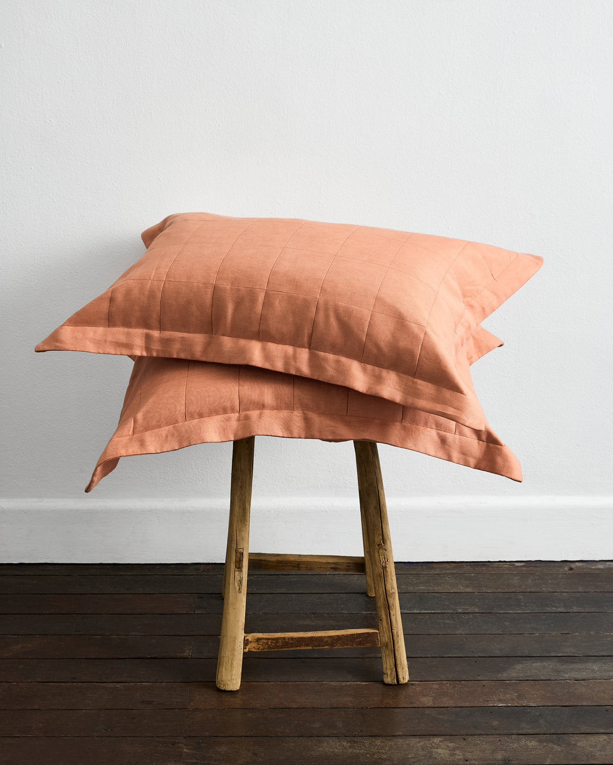 Hazelnut Quilted Pillowcases (Set of Two)