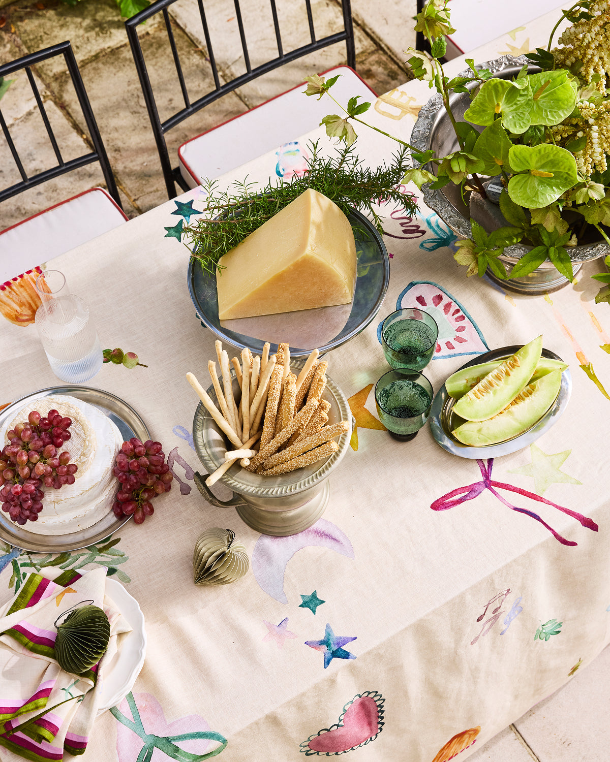 La Fête 100% French Flax Linen Tablecloth