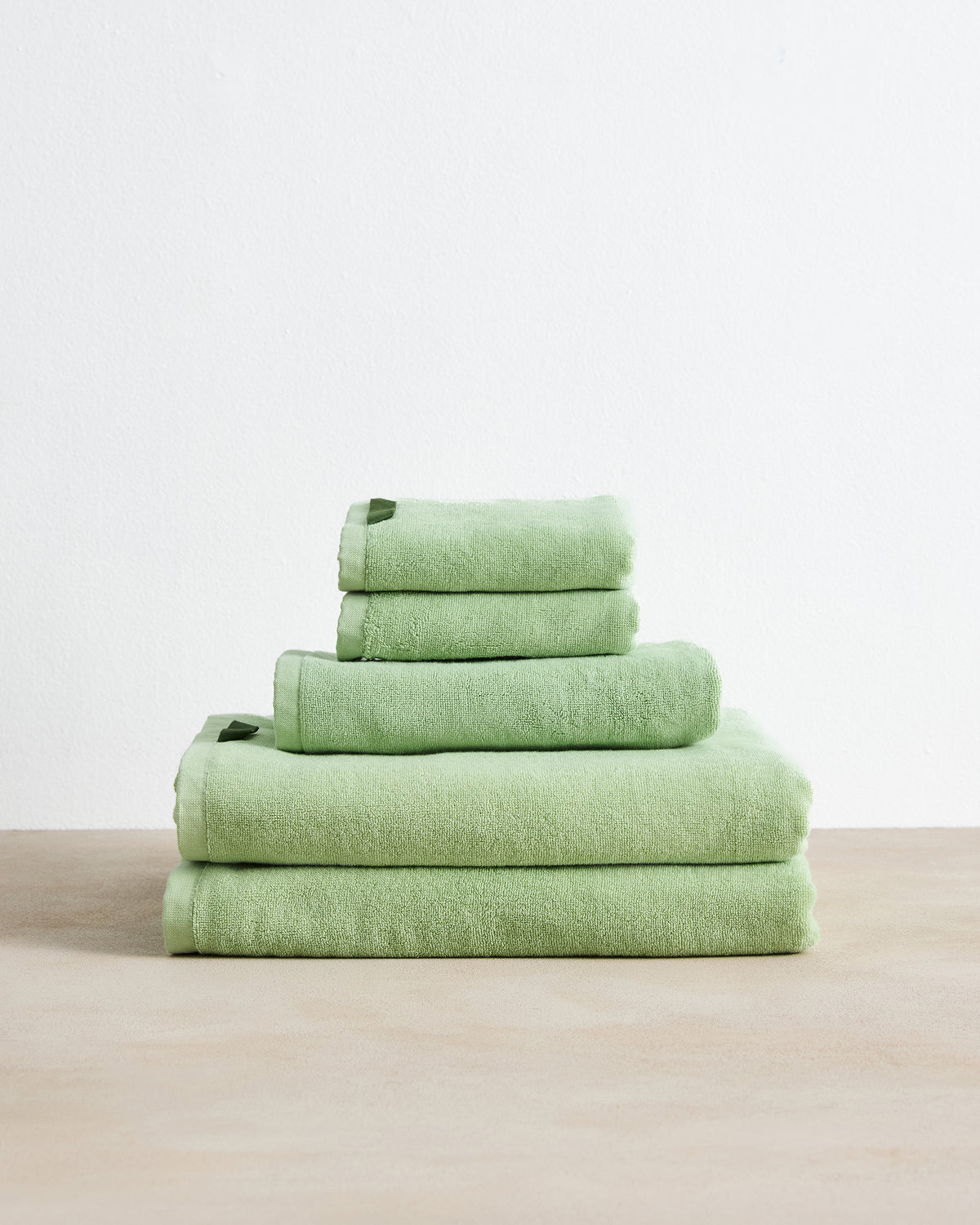 Ensemble de draps de bain en coton éponge Apple