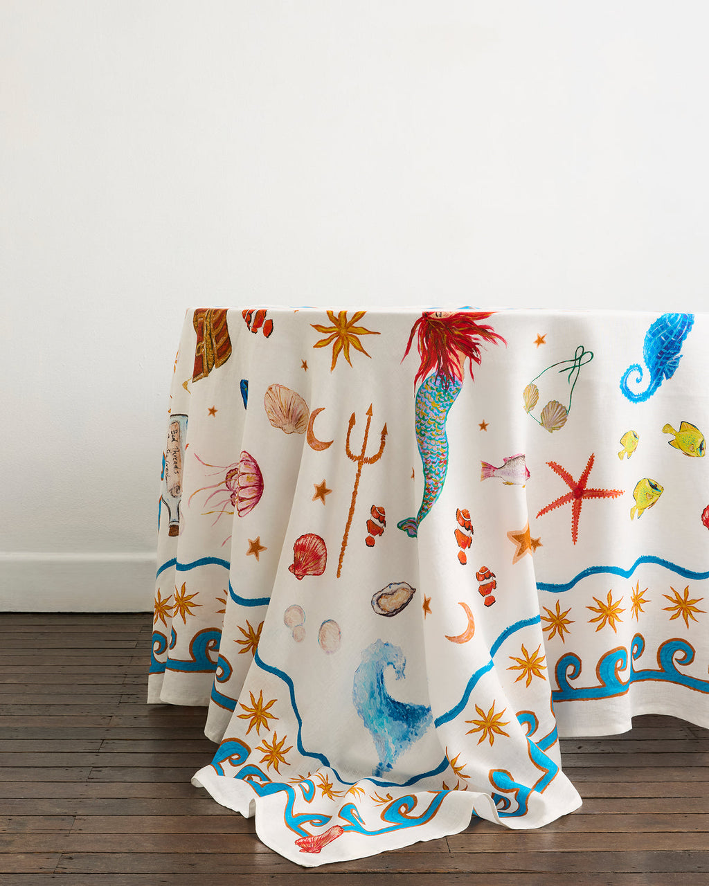 Nappe La Sirène 100% Lin Français