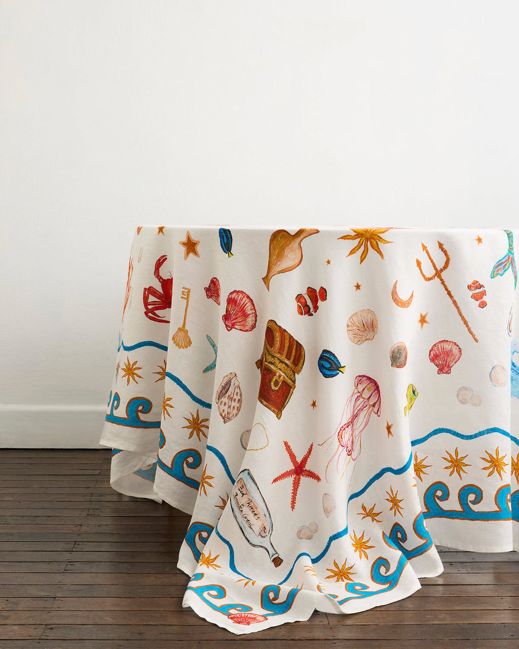 Nappe La Sirène 100% Lin Français