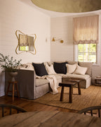 Housse de coussin crème 100 % lin français