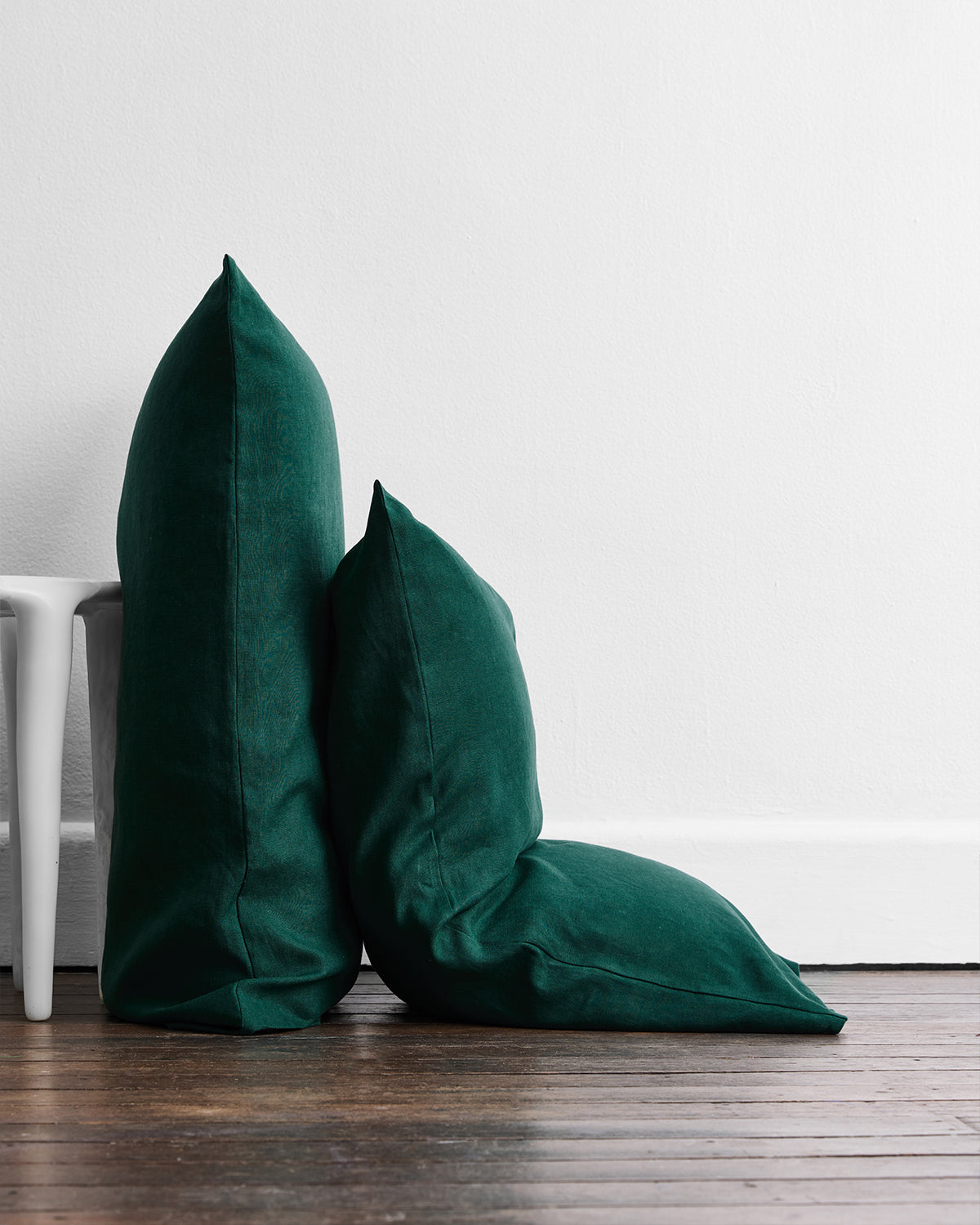 Ensemble de literie en lin 100 % français Forest, Sage &amp; Coast