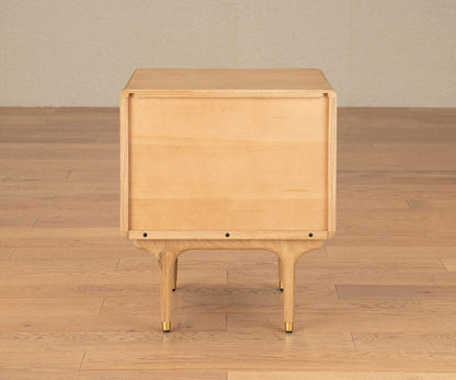 Table de chevet Hendrick Tambour II - Chêne blanc