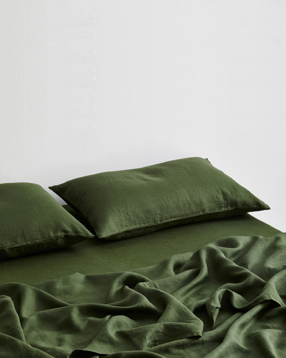 Drap-housse Olive 100 % lin français