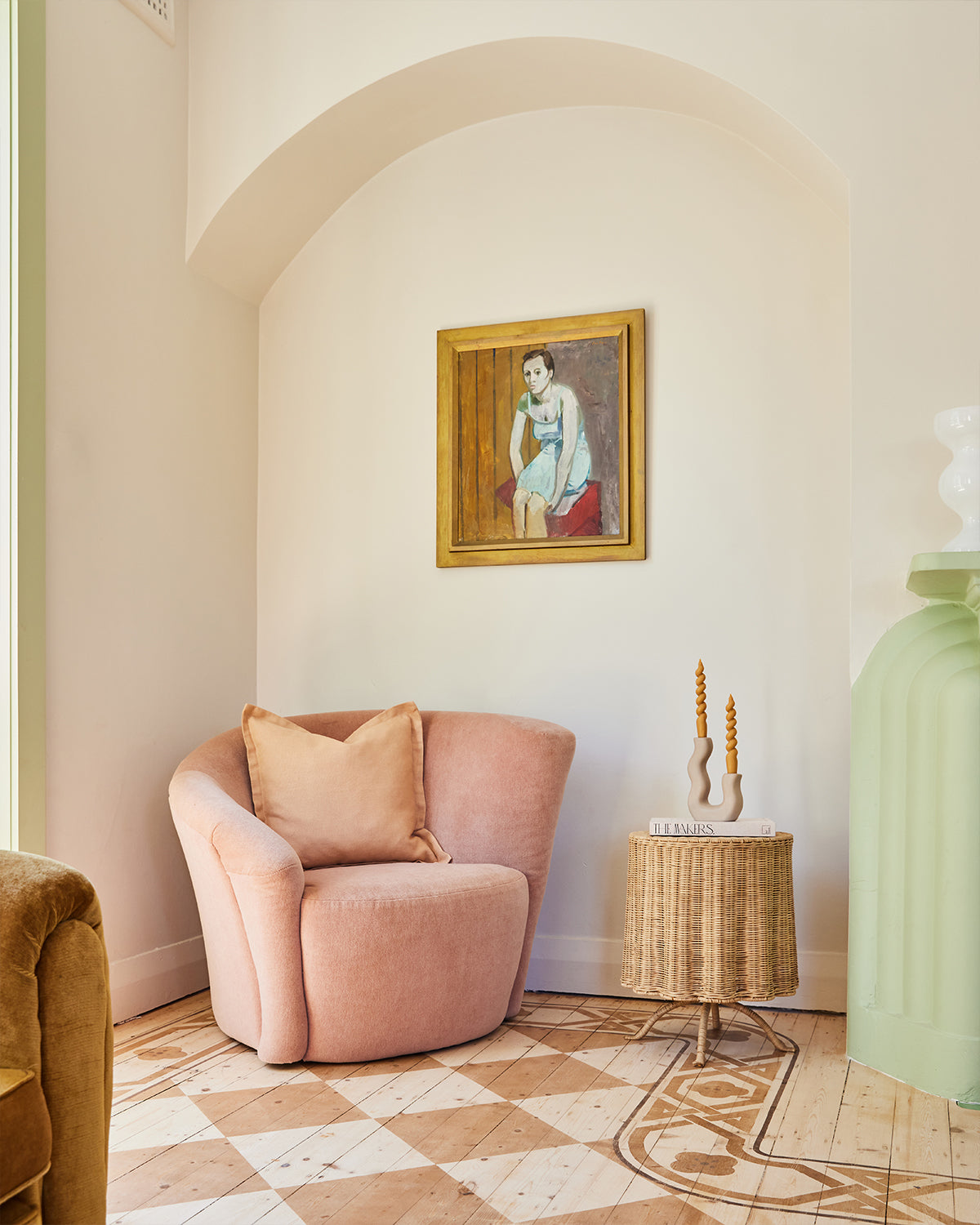 Housse de coussin Terracotta 100 % lin français